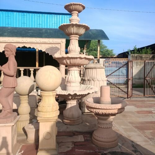 Decorative Sandstone Carved Fountains