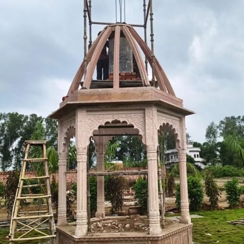 Hand-Carved Sandstone Gazebo & Chhatri | Buy Stone Pavilion